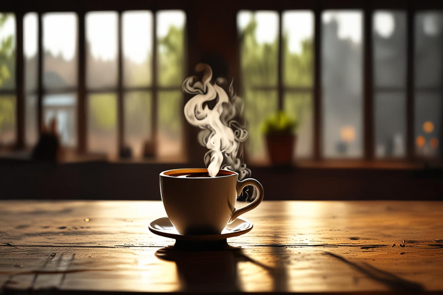 Cozy Morning Coffee Shop Ambiance