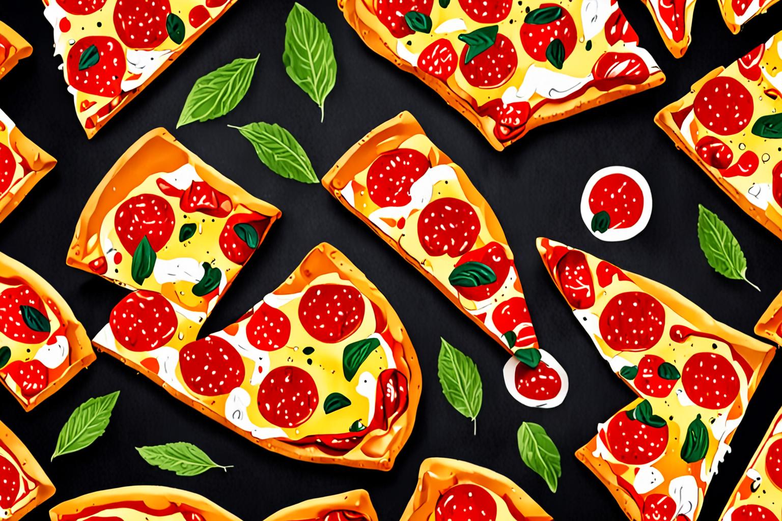 Delicious Hot Cheese Pizza Slice