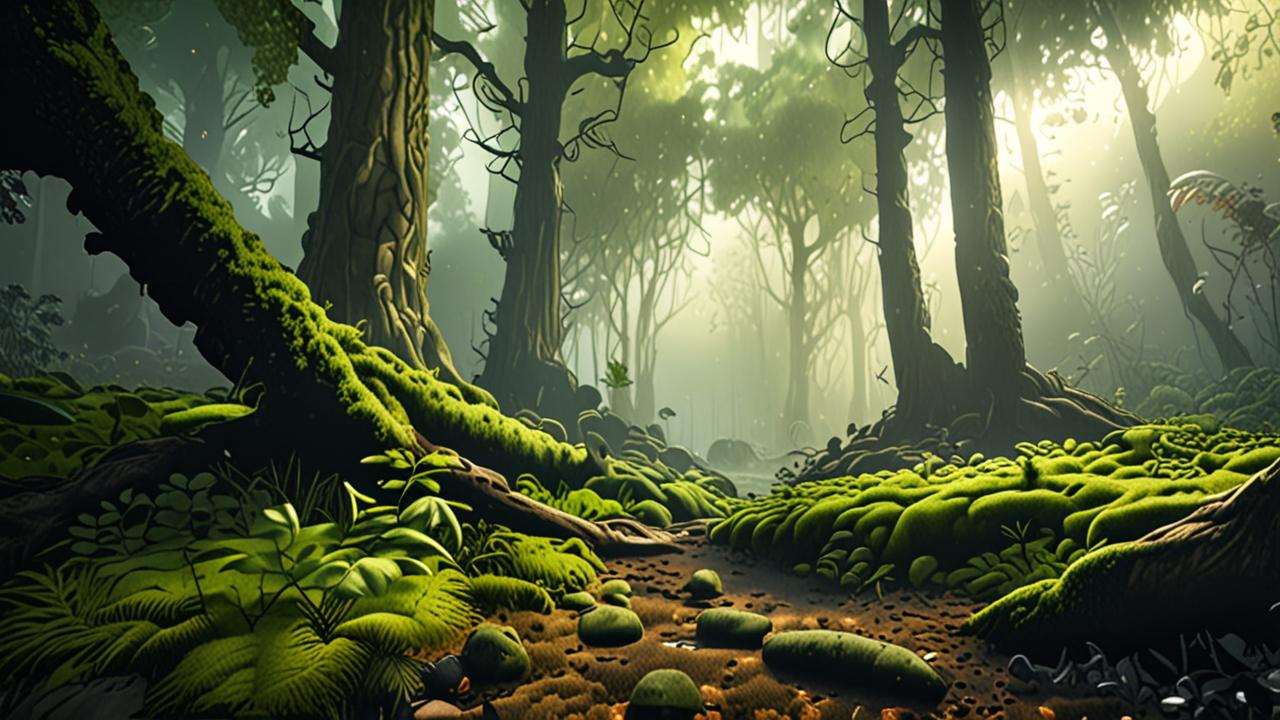 Green Mossy Forest